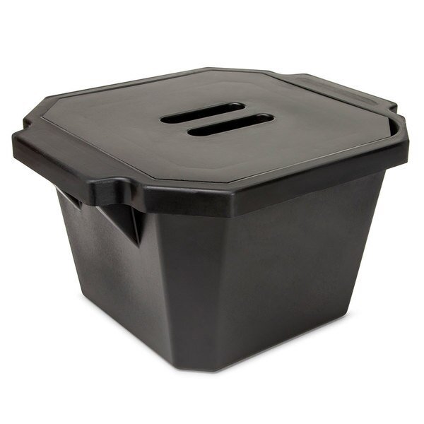 Ice Bucket With Cover, 4.5 Liter, Black, Globe Scientific, Mfr#: 455015K